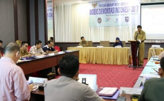 Pemprov Lampung Gelar FGD Indeks Demokrasi