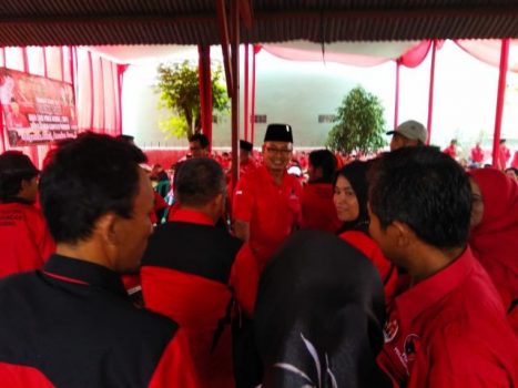 Cawagub Sutono dan PDIP Mantapkan Pemenangan di Pesawaran dan Pringsewu