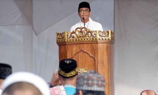 Singgung Pemimpin dan Orangtua, Khotbah Id Ahmad Jajuli Buat Jamaah Terharu