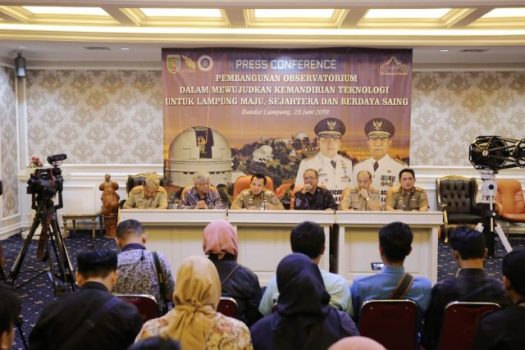 Kompleks Observatorium Terbesar di Asia Tenggara Dibangun di Lampung