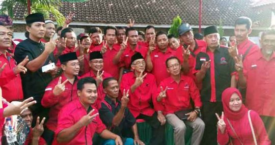 Kader PDI Perjuangan Siap Jaga Suara Herman HN – Sutono