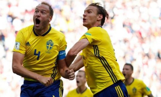 Piala Dunia 2018: Swedia Menang 1-0 Atas Korsel Berkat Tendangan Penalti