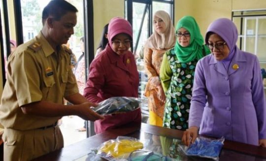 Wakil Ketua Dharma Pertiwi Pusat Sambangi SLB Bandarlampung
