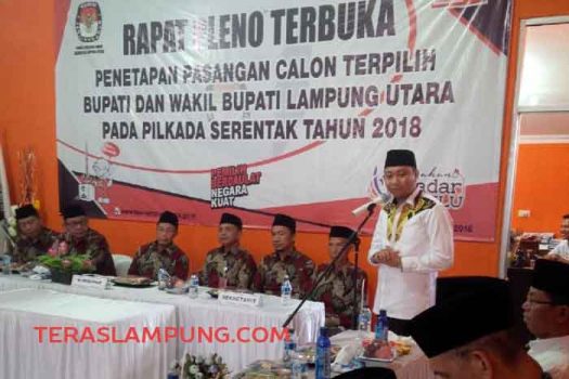 Menang Pilbup, Agung Imbau Warga Lampura Kembali Bersatu