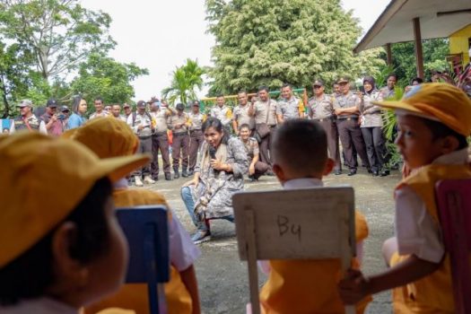 “Trauma Healing”, Dakocan Hibur Anak-Anak Eks-Pasar Griya Sukarame