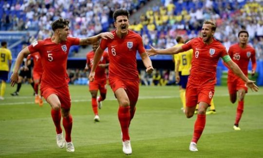 Piala Dunia 2018: Bekuk Swedia 2-0, Inggris Melaju ke Semifinal