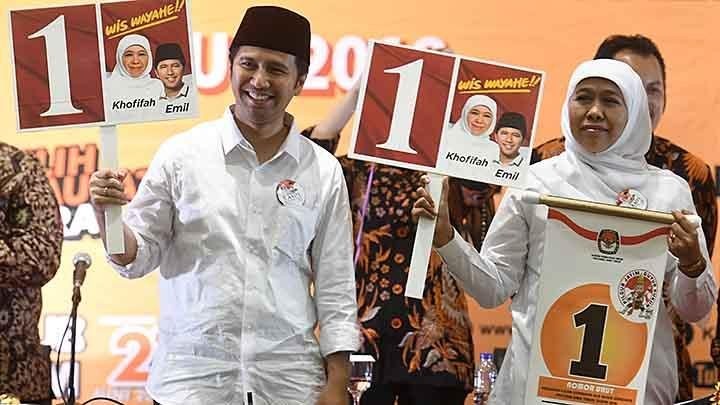 Menangi Pilgub Jatim, Khofifah-Emil Rebut Suara di Basis PDIP dan PKB