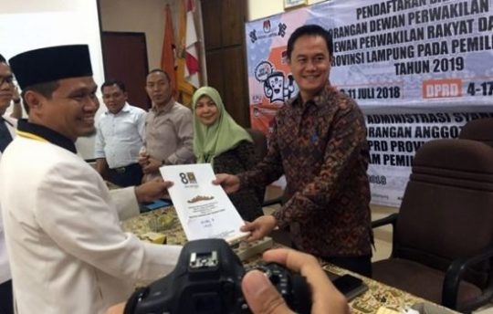 Pileg 2019: Ketua PKS Lampung Daftarkan 85 Bacaleg ke KPU