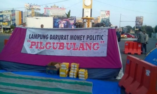 Politik Uang Pilgub Lampung, Posko Demokrasi Gelar Ruwatan