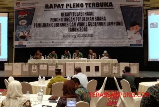 Pleno KPU: Arinal Djunaidi-Chusnunia Menangi Pilgub Lampung 2018