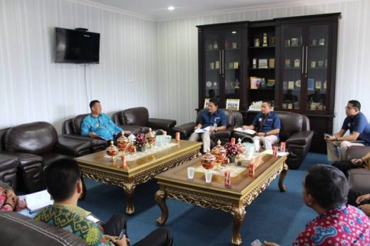 Kepala BPJS Bandarlampung Audiensi dengan Plt Walikota