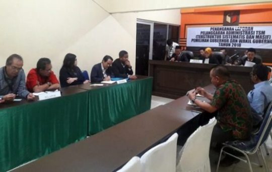 Pilgub Lampung, Bawaslu Tindak Lanjuti Laporan Dugaan Politik Uang Secara TSM