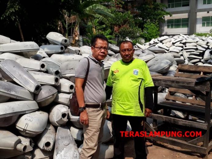 DKPP Lampura Segera Pasang Lampu Hibah dari Pemprov DKI