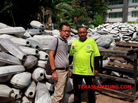 DKPP Lampura Segera Pasang Lampu Hibah dari Pemprov DKI