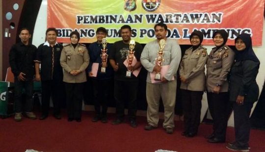 Fotografer Lampung Post Juara Lomba Foto Polda Lampung