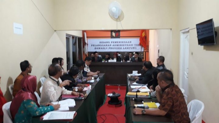 Bawaslu Gelar Sidang Dugaan Politik Uang Secara Terstruktur-Sistematis-Masif