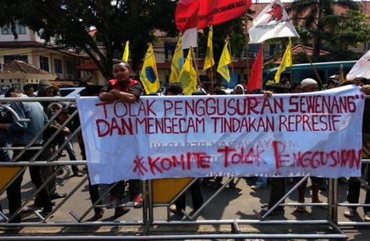 Warga Minta Pelecehan Seksual saat Penggusuran Pasar Griya Sukarame Diusut
