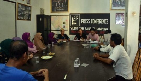LBH Soal Berita Warga Pasir Gintung Rusak Aset PT KAI Tanjungkarang