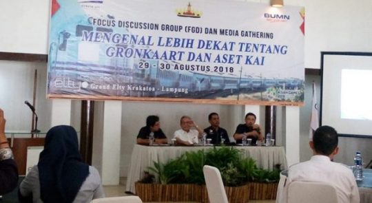 PT KAI Tanjungkarang Gelar FGD tentang Grondkraat