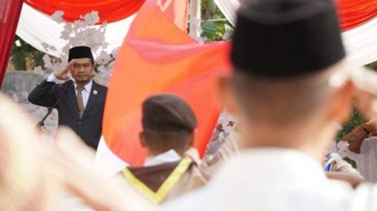 Tinggikan Nasionalisme, PKS Lampung Gelar Upacara HUT ke-72 RI