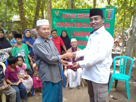 Baznas Lampung dan RS Urip Sumoharjo Kirim Bantuan untuk Korban Gempa NTB