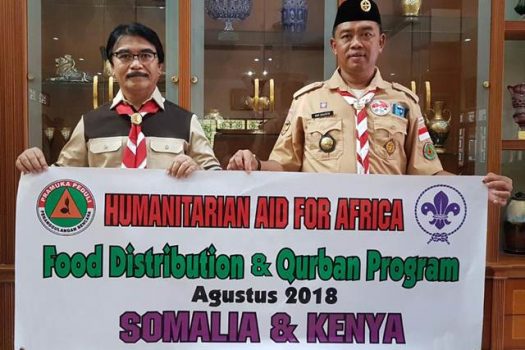 Pramuka Salurkan 100 Kambing dan 15 Sapi ke Somalia dan Kenya