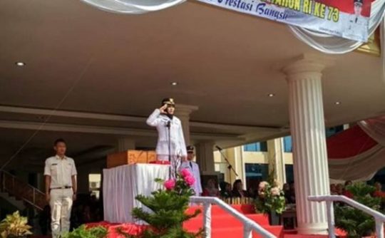 Upacara Peringatan HUT RI di Tulangbawang Berlangsung Khidmat