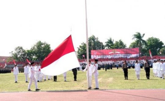Kapolresta Jadi Inspektur Upacara Peringatan Kemerdekaan RI di Bandarlampung