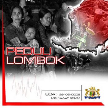 Kadin Lampung Galang Dana untuk Korban Gempa di Lombok