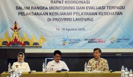 Pemprov Lampung Dinilai Progresif Bangun Bidang Kesehatan