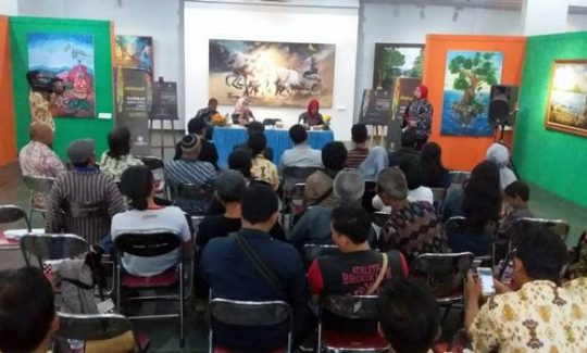 Pameran Lukisan Akulturasi di Taman Budaya Lampung Ditutup Hari ini