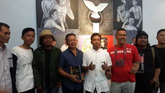 Ketua DK Tubaba Kunjungi Pameran Senirupa Akulturasi di TBL