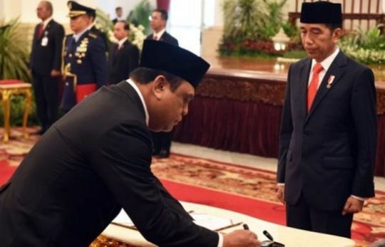 Syafrudin Gantikan Asman Abnur Sebagai Menteri PAN RB