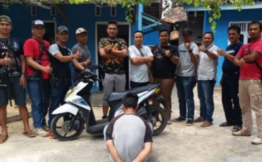 Pencuri Sepeda Motor Diringkus Saat Sedang Tidur Pulas di Rumah