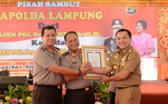 Gubernur Ridho Terkesan dengan Mantan Kapolda Irjen Suntana