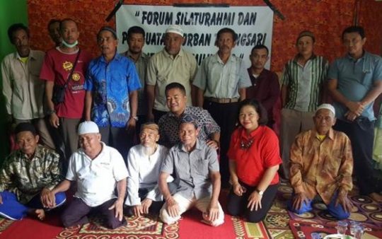 Seknas Jokowi Lampung Sambangi Korban Talangsari di Lampung Timur