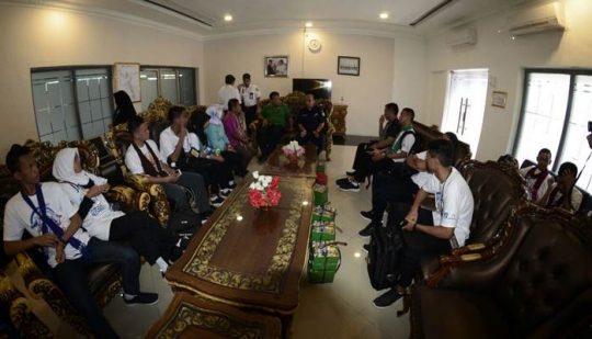 Puluhan Peserta SMN Gorontalo Berkunjung ke Stasiun Tanjungkarang