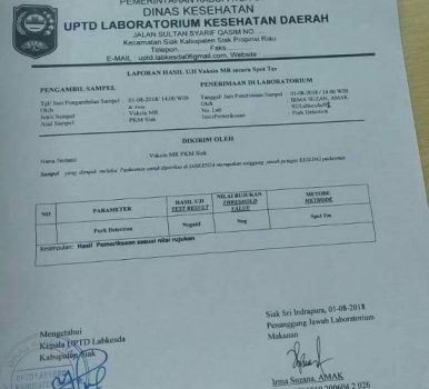 Vaksin Negatif Unsur Babi, MUI Lampung Tetap Minta Imunisasi MR Dihentikan