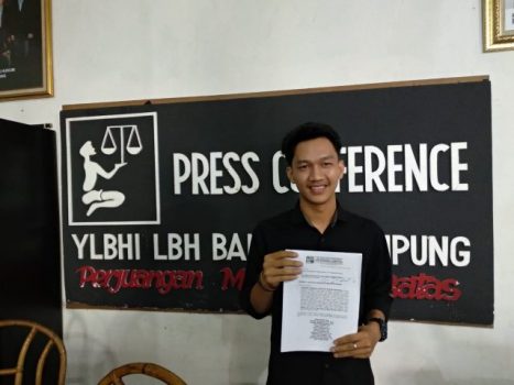 Penggusuran Pasar Griya Sukarame, LBH Gugat Walikota dan DPRD Bandarlampung