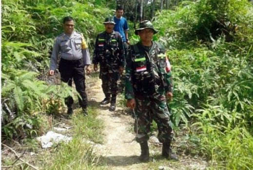 Koramil dan Polres Mesuji Patroli Gabungan untuk Cegah Kebakaran Lahan