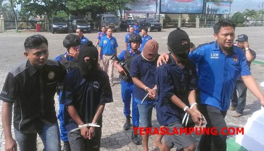 Komplotan Perompak Nelayan Rajungan Diringkus Dit Polair Polda Lampung