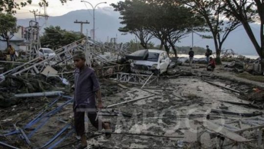 BNPB: Korban Meninggal Gempa Donggala – Tsunami Palu Sebanyak 832 Orang