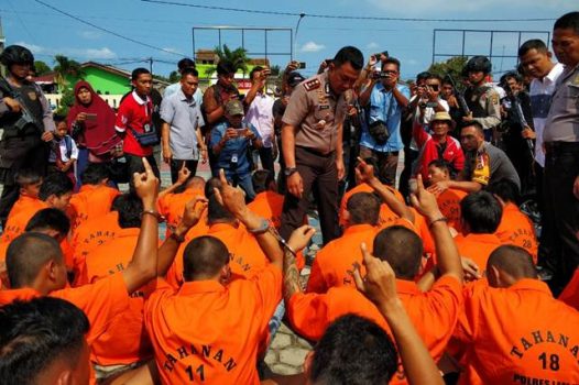 Operasi Sikat Kratatau 2018, 32 Bandit Digulung Polres Lamsel