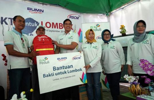 Gandeng RSCM, PLN Gelar Bakti Sosial untuk Korban Gempa Lombok