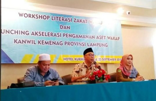 Rahmat Mirzani Djausal Dorong Pengelolaan Wakaf Secara Produktif