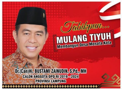 Pemilu 2019, Bustami Zainudin Proaktif Sosialisasikan Tagar GMHP