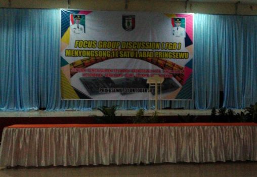 Bappeda Pringsewu Gelar FGD Menyongsong Satu Abad Pringsewu