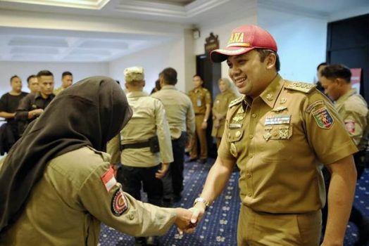 Gubernur Ridho Lepas Relawan Tagana Lampung Bantu Korban Palu-Donggala