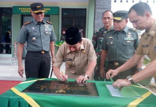Walikota Bandarlampung Resmikan Gedung Kodim