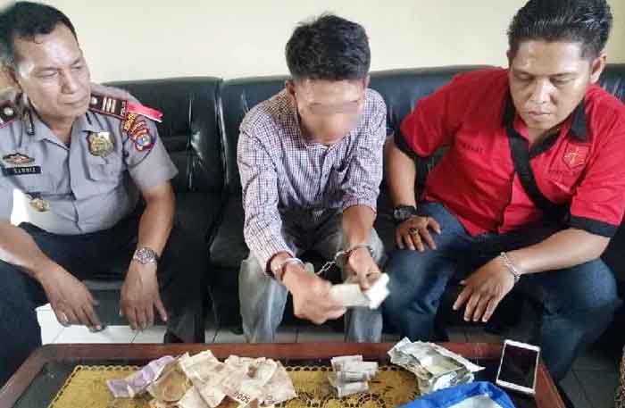 Jambret Ditangkap Anggota Kodim 0424 Tanggamus Saat Terjebak Macet
